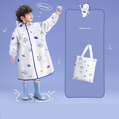 Vêtement de pluie pour enfants imperméable à l'eau et au vent pour les besoins quotidiens en polyester taffeta