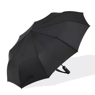 Parapluie droite de 100 cm de diamètre ouvert pour logo personnalisé 3 pliable 12k ouvert automatique