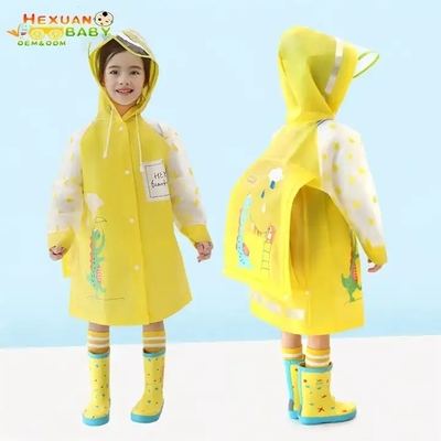 Polyester prêt pour le voyage, poncho pour enfants pour une protection légère et respirante
