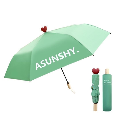 Parapluie d'amour incroyable Parapluie de polyester à 3 plies Parfaite pour les enfants et les femmes Logo personnalisé