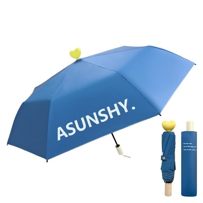 Parapluie d'amour incroyable Parapluie de polyester à 3 plies Parfaite pour les enfants et les femmes Logo personnalisé