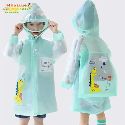 Protégez vos petits de la pluie Ponchos pluvieux réutilisables avec capuchon et manches