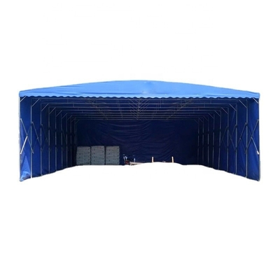 Tente de stockage pour événements en plein air avec cadre en acier galvanisé et conception polyvalente