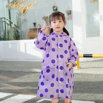 Vêtement de pluie pour fille de dessins animés pour enfants 100% EVA