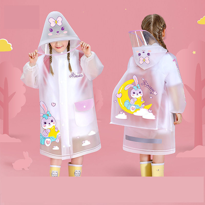 Vêtement de pluie EVA non jetable pour bébé et élève Poncho pour enfants pour élèves
