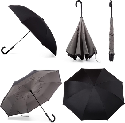 Parapluie à l'envers à l'intérieur Impression numérique complète Logo personnalisé pour le retour à l'école