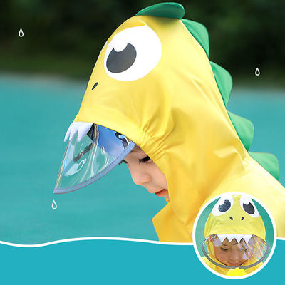 Équipement de pluie pour bébés de jardin d'enfants avec dessin animé de dinosaures imprimé pour les activités de plein air