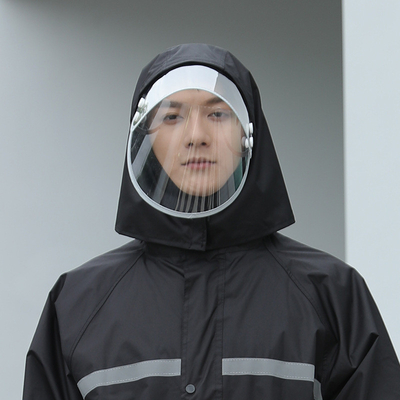 Protection du travail d'urgence manteau de pluie à une pièce pare-vent pour les activités de plein air