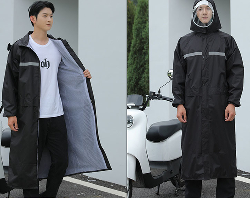 Protection du travail d'urgence manteau de pluie à une pièce pare-vent pour les activités de plein air