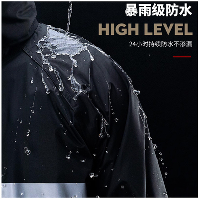 Logo personnalisé imperméable à l'eau pour une seule personne vêtements de pluie en tissu d'Oxford pour l'extérieur
