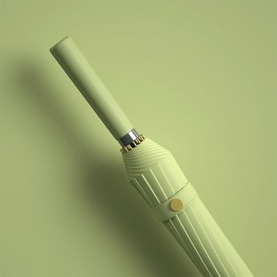 190T Tissu de nylon 16k parapluie droite Automatique à longue poignée Idéal pour les hommes et les femmes