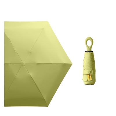 6 capsules pliables parapluie solaire mini compact portable protection contre les UV