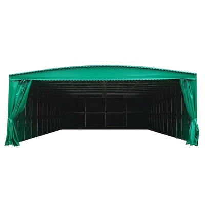 Tente de camping en PVC imprimée sur mesure pour les écrans solaires extérieurs et les mauvaises herbes dans des conditions de vent