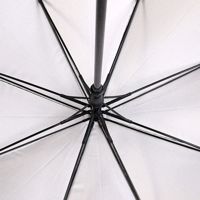 Cadeau personnalisé parapluie à colle argentée à diamètre 90 cm