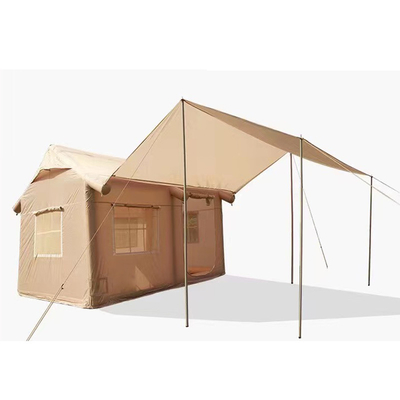 Tente de cabine en toile de tourisme gonflable en tissu d'Oxford pour le camping en plein air en famille