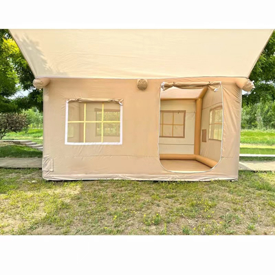 Tente de cabine en toile de tourisme gonflable en tissu d'Oxford pour le camping en plein air en famille