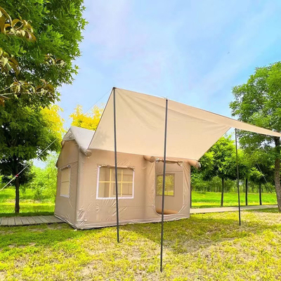 Tente de cabine en toile de tourisme gonflable en tissu d'Oxford pour le camping en plein air en famille