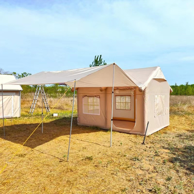 Tente de cabine en toile de tourisme gonflable en tissu d'Oxford pour le camping en plein air en famille
