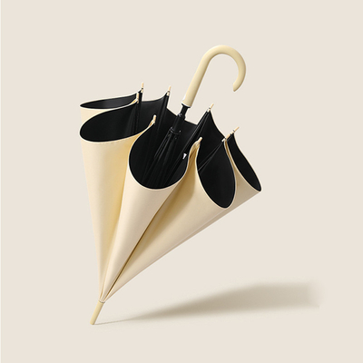 Parapluie en tissu Pongee 190T personnalisé simple et pratique avec conception de manche longue