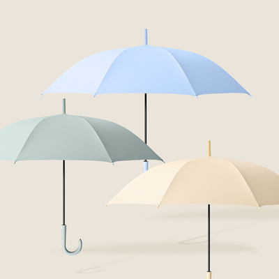 Parapluie en tissu Pongee 190T personnalisé simple et pratique avec conception de manche longue