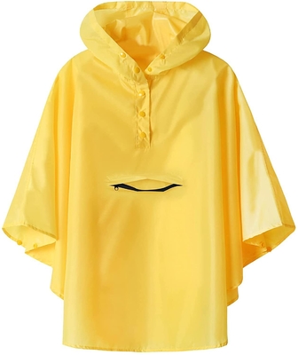 Polyester manteau de pluie dessin animé mignon garçons et filles Voyage scolaire vêtements de pluie avec sac un peu poncho