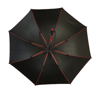 Un parapluie en fibre de verre de 27 pouces ouvert automatiquement, résistant au vent et personnalisé
