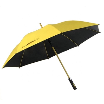 Un parapluie en fibre de verre de 27 pouces ouvert automatiquement, résistant au vent et personnalisé