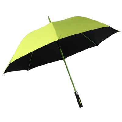 Un parapluie en fibre de verre de 27 pouces ouvert automatiquement, résistant au vent et personnalisé
