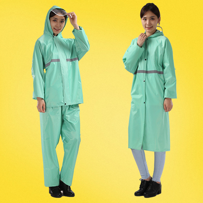 Set de imperméable pour adultes imperméable épaissie pour l'extérieur poncho de couleur solide