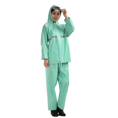 Set de imperméable pour adultes imperméable épaissie pour l'extérieur poncho de couleur solide