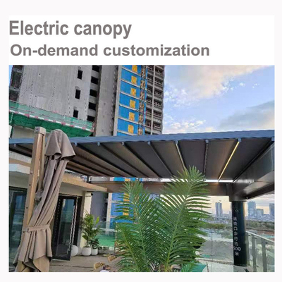Opération de télécommande Canopy électrique pour les grandes inondations Salle de tente de stockage mobile