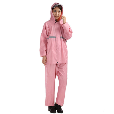 Set de imperméable pour adultes imperméable épaissie pour l'extérieur poncho de couleur solide