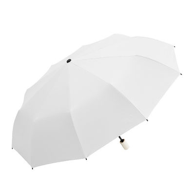 Style de conception minimaliste parapluie automatique triple pliable pour l'impression de logo publicitaire