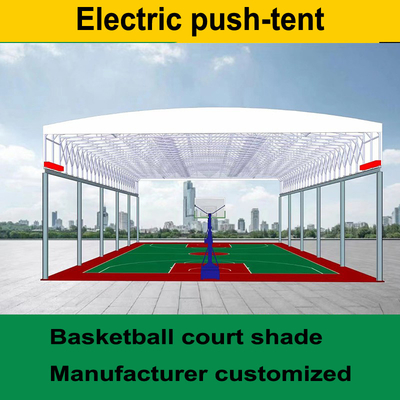 Couvertures rétractables en aluminium pour stationnement extérieur et stationnement général de voitures électriques