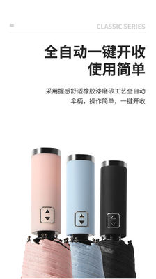 Homme d'affaires grand parapluie double à 10 os avec poignée de millet et tissu de nylon 190T