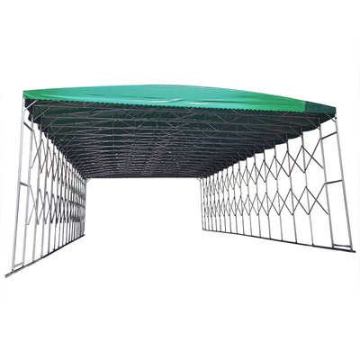 Tente rétractable pour activités extérieures Tarpaulin Installation extérieure Tente mobile