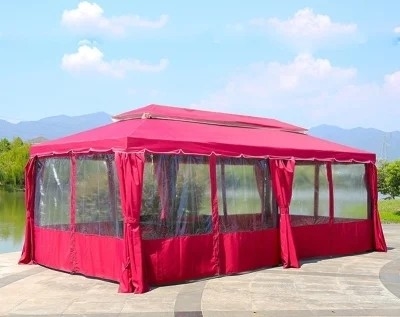Panneau de ponceau Romain au-dehors Tente de distribution de nourriture Yurt Publicité Grandes étals Tente de parapluie de cour