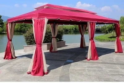 Panneau de ponceau Romain au-dehors Tente de distribution de nourriture Yurt Publicité Grandes étals Tente de parapluie de cour