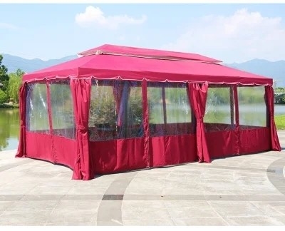 Panneau de ponceau Romain au-dehors Tente de distribution de nourriture Yurt Publicité Grandes étals Tente de parapluie de cour