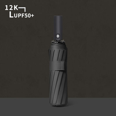 Parapluie pliable automatique 12k écran solaire en vinyle grand pour la protection solaire et la publicité