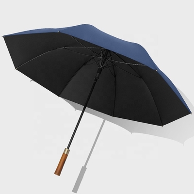 Commercial publicité imprimer le logo cadeau parapluie monsieur poignée en bois 8k 27 pouces