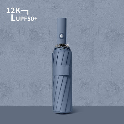 Protection UV Parapluie solaire automatique avec 106 cm de diamètre ouvert et design pliable