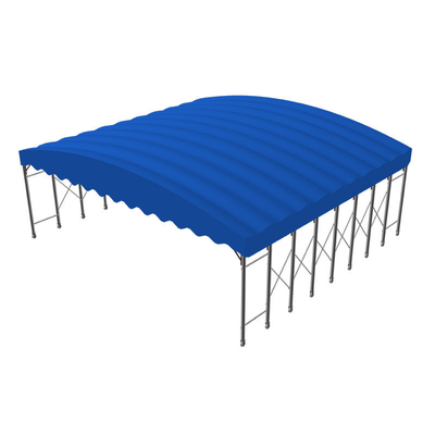 Tente à bras en canopée pliante extérieure avec auvent rétractable automatique et grand rangement