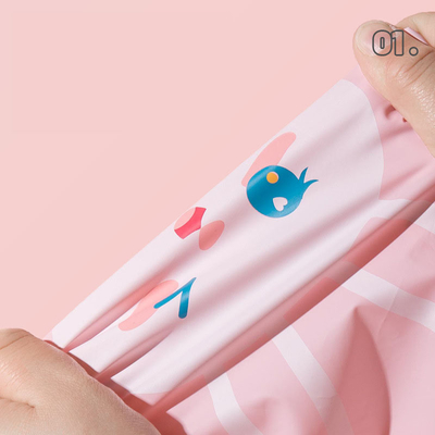 Jeunes filles jardin d'enfants Large bordure imperméable avec joli dessin animé lapin design EVA Matériau