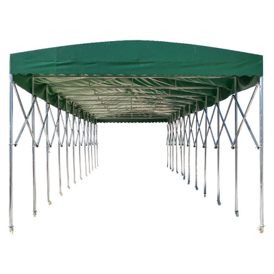 Tente à bras en canopée pliante extérieure avec auvent rétractable automatique et grand rangement