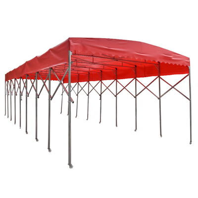 Tente à bras en canopée pliante extérieure avec auvent rétractable automatique et grand rangement