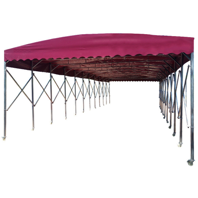 Tente à bras en canopée pliante extérieure avec auvent rétractable automatique et grand rangement