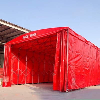Fabriqué sur mesure pour l' extérieur Grandes chambres de rangement pliantes Canopy et structure en acier Garage Tente mobile