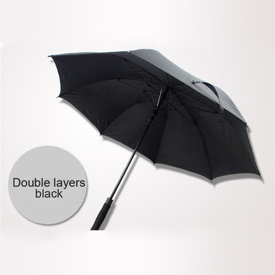 Parapluie de golf personnalisée à l'épreuve du vent auto-ouverte Extra long Paraguas 190T Tissu Ponegee