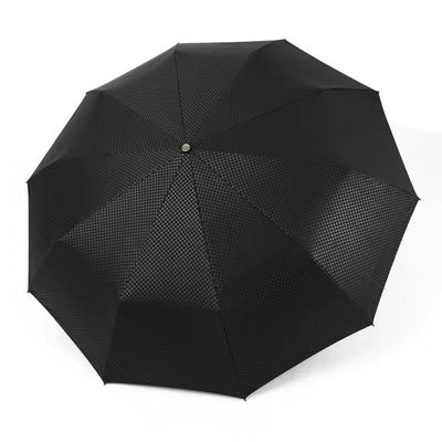 X315 Design en bois Homme Automatique à l'épreuve du vent Trois parapluie pliable Couleur personnalisée